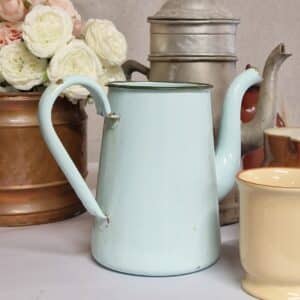 Cafetiere Metal Bleue
