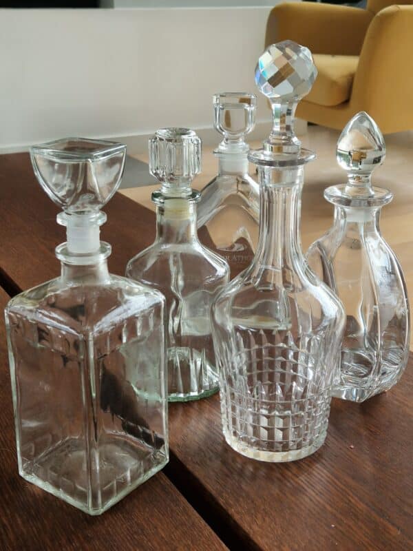 Ensembles carafes à whisky en cristal