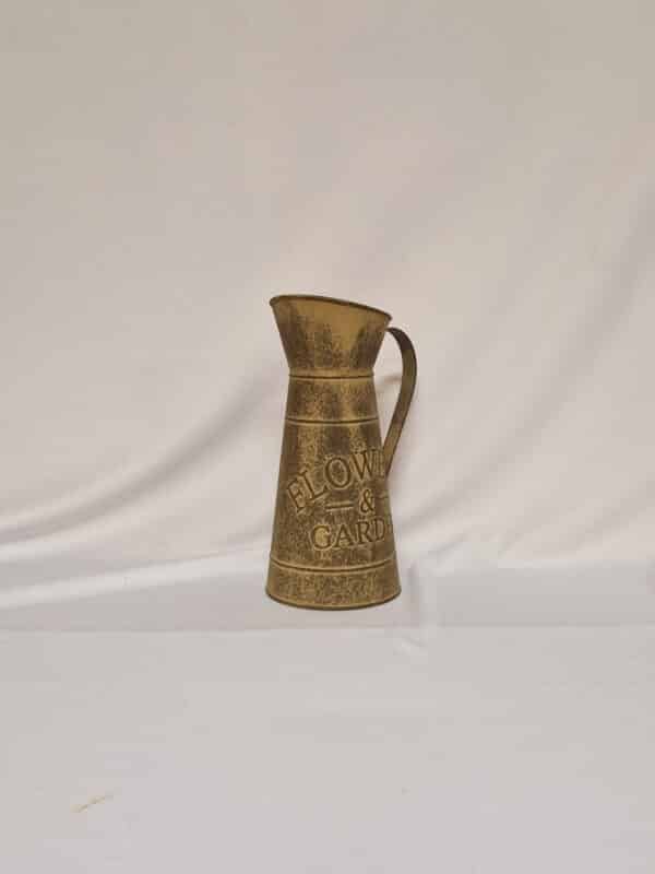 Pichet Métal Garden Marron 23 cm