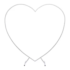 Arche Coeur Metal Blanc