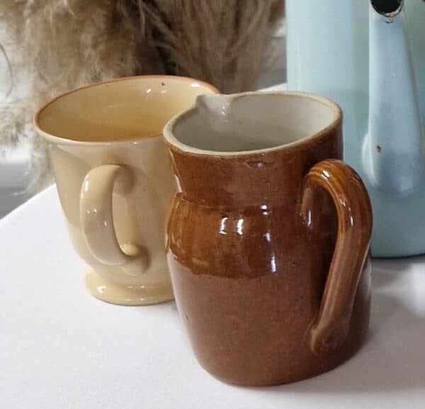 Pot + Pichet En Faience